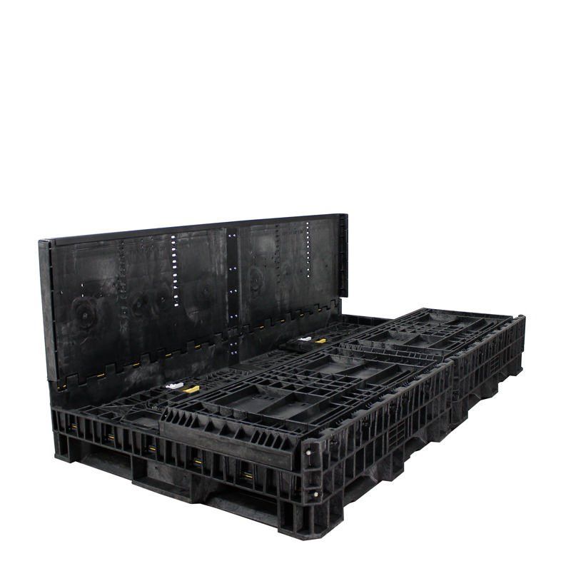 90 x 48 x 34 Collapsible Bulk Container three sidewalls down