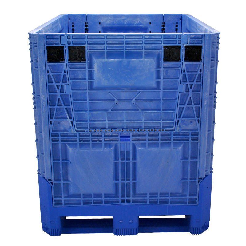 El contenedor bulk plegable, apto para alimentos, de 40 x 48 x 46 - vista lateral