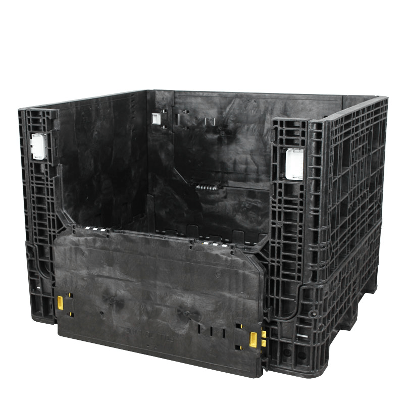 40 x 48 x 34 Collapsible bulk container with one drop door down
