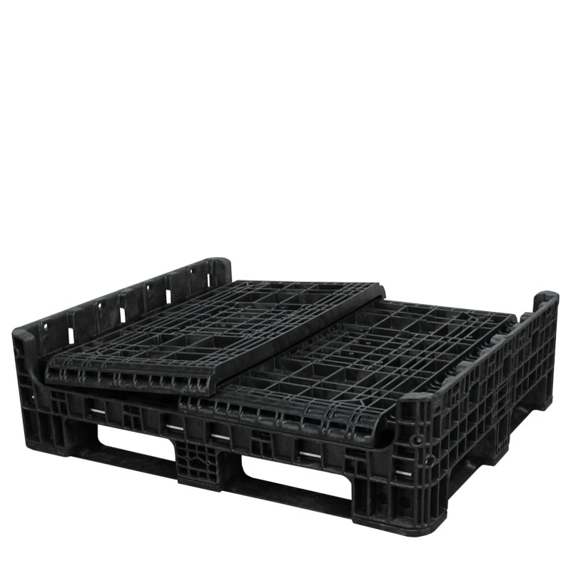 40 x 48 x 34 Collapsible bulk container collapsed