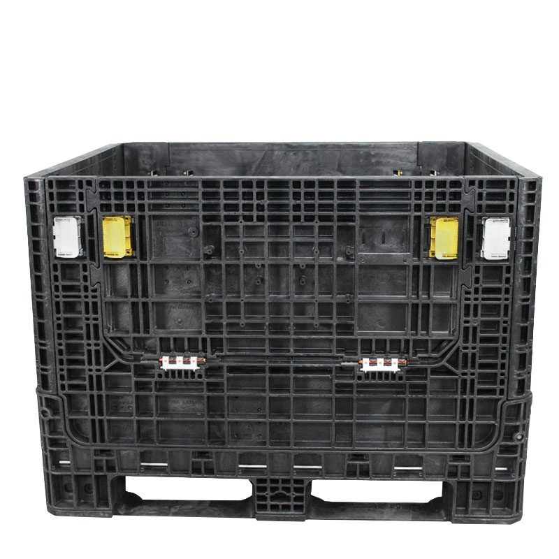 40 x 48 x 34 Collapsible bulk container side view