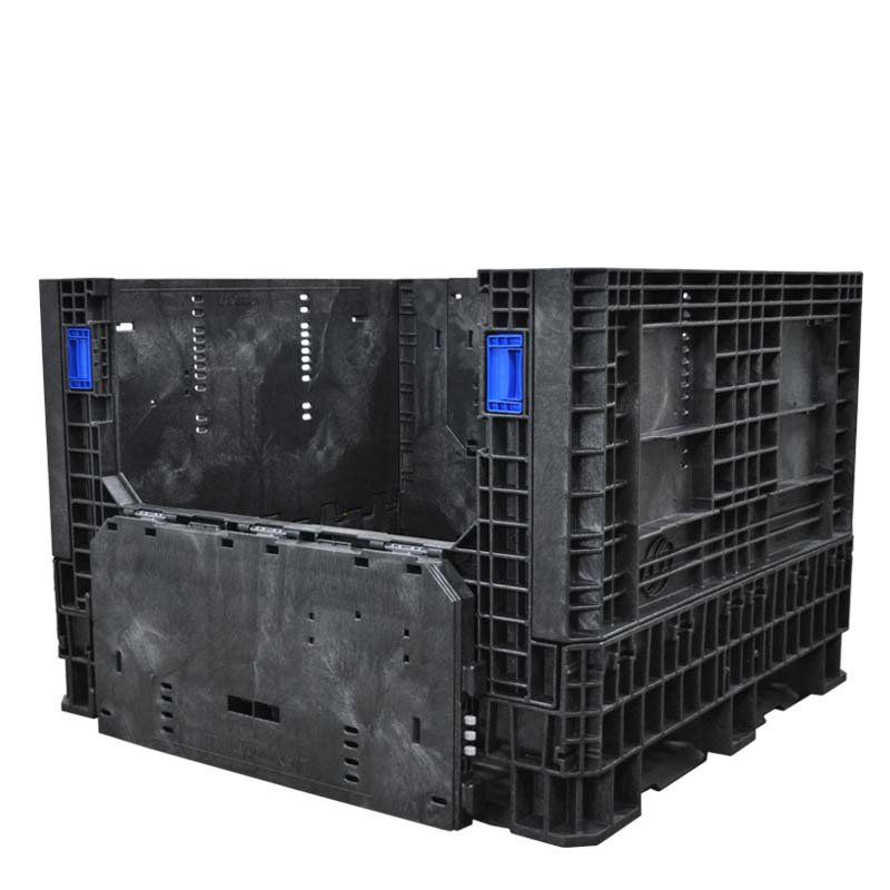 45 x 48 x 34 Collapsible Bulk Container with drop door down