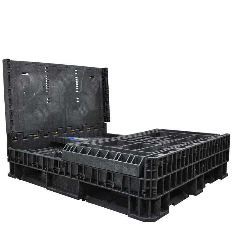 45 x 48 x 34 Collapsible Bulk Container with three sidewalls