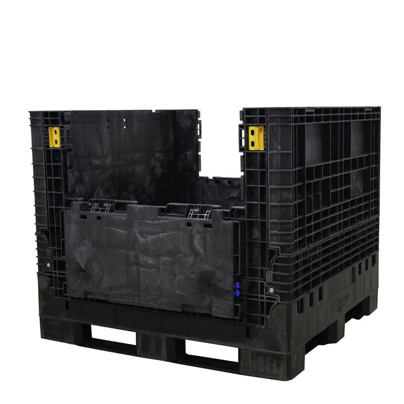 45 x 48 x 41 Extra-Duty Collapsible Bulk Container with drop doors down
