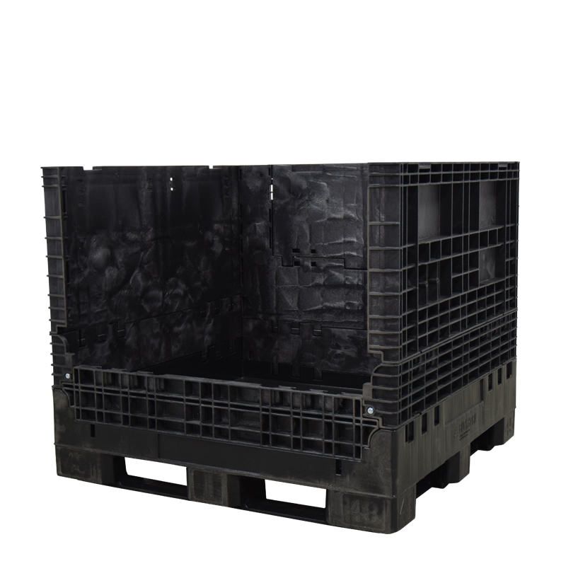 45 x 48 x 41 Extra-Duty Collapsible Bulk Container with sidewall down