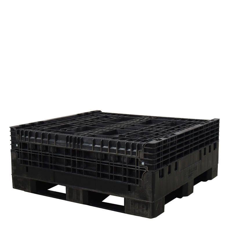 45 x 48 x 41 Extra-Duty Collapsible Bulk Container collapsed