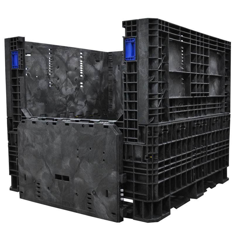 45 x 48 x 42 Collapsible Bulk Container with drop door down