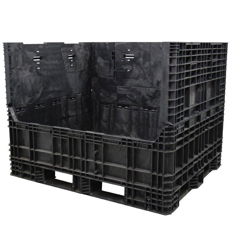57 x 48 x 44 Collapsible Bulk Container with sidewall down