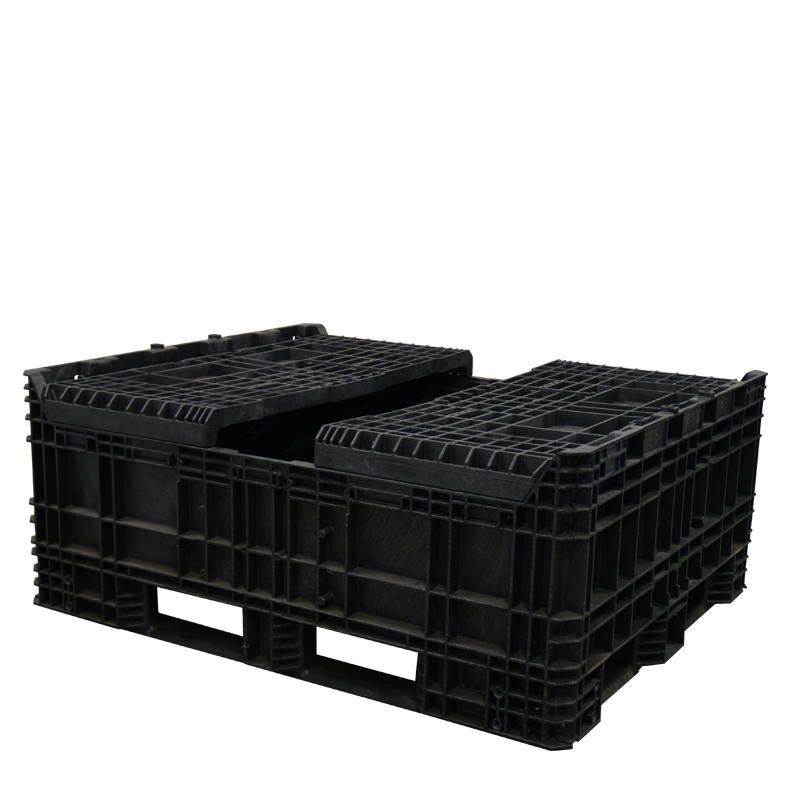 57 x 48 x 44 Collapsible Bulk Container collapsed