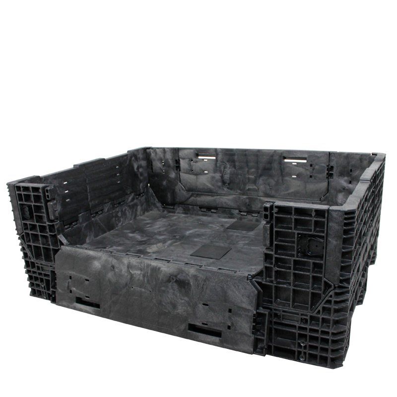 65 x 48 x 25 Collapsible Bulk Container with drop door down