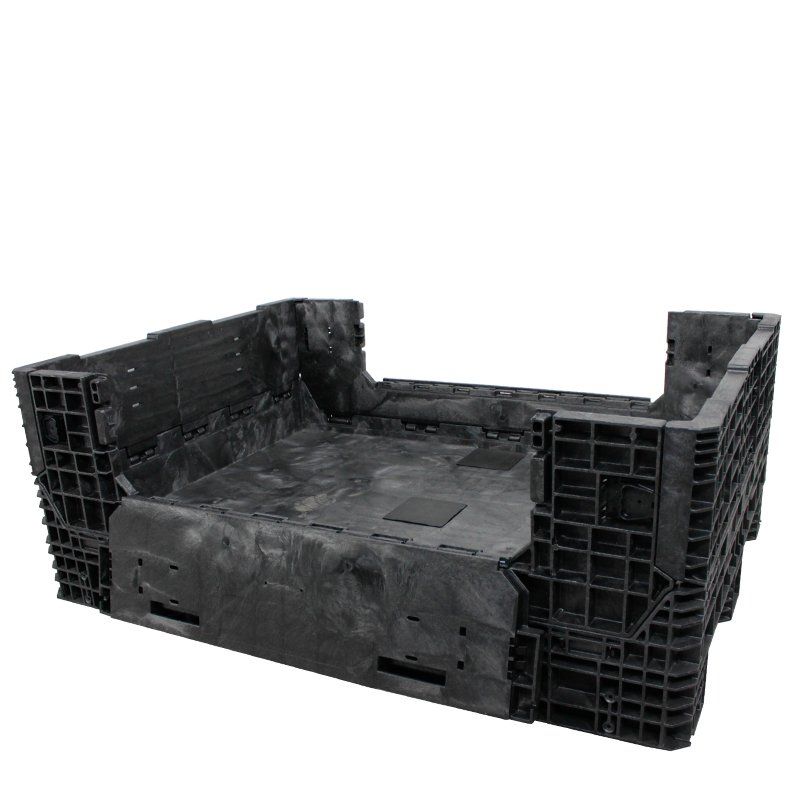 65 x 48 x 25 Collapsible Bulk Container with drop doors down
