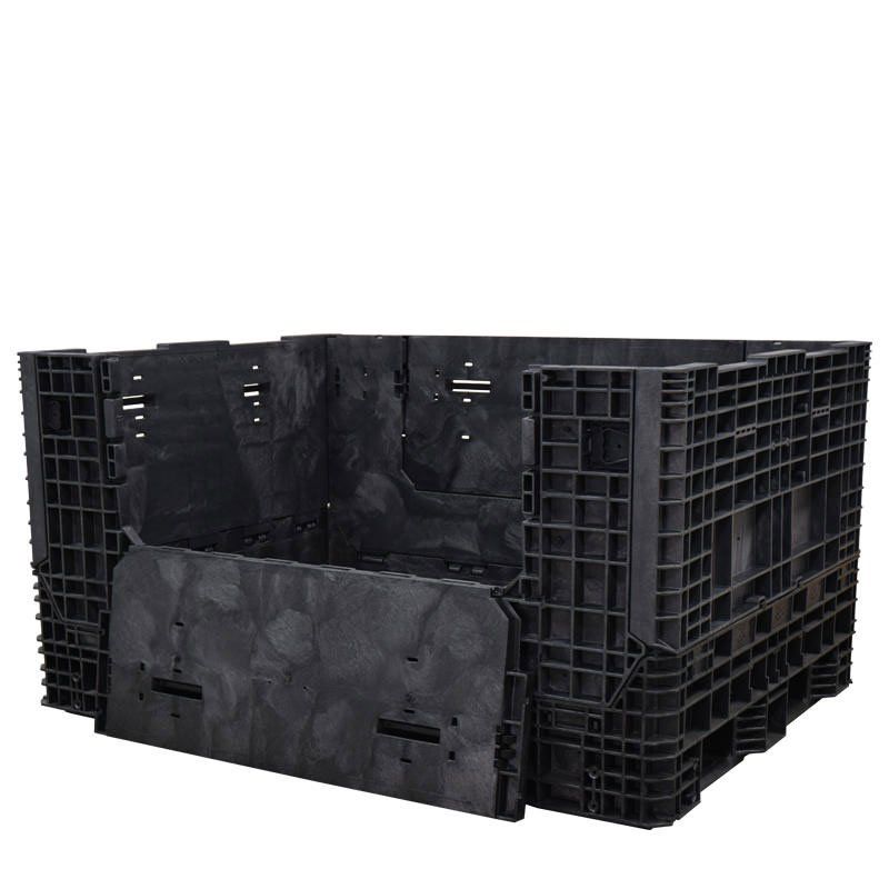 65 x 48 x 34 Collapsible Bulk Container with drop doors down