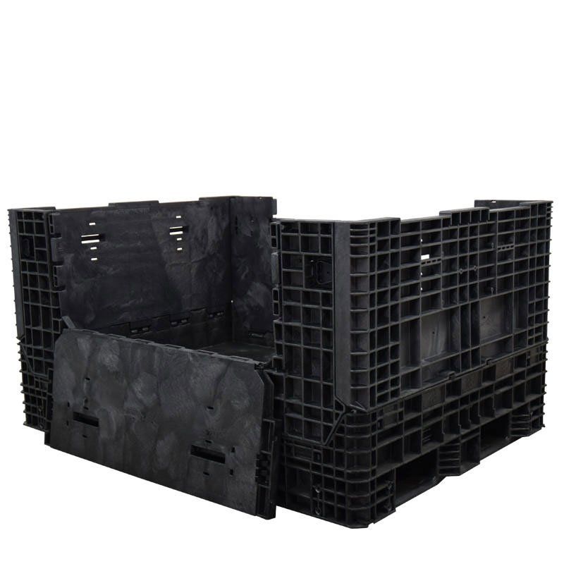 65 x 48 x 34 Collapsible Bulk Container with drop door down