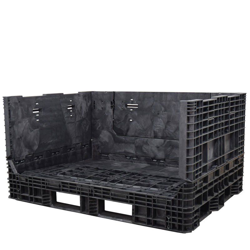 65 x 48 x 34 Collapsible Bulk Container with sidewall down