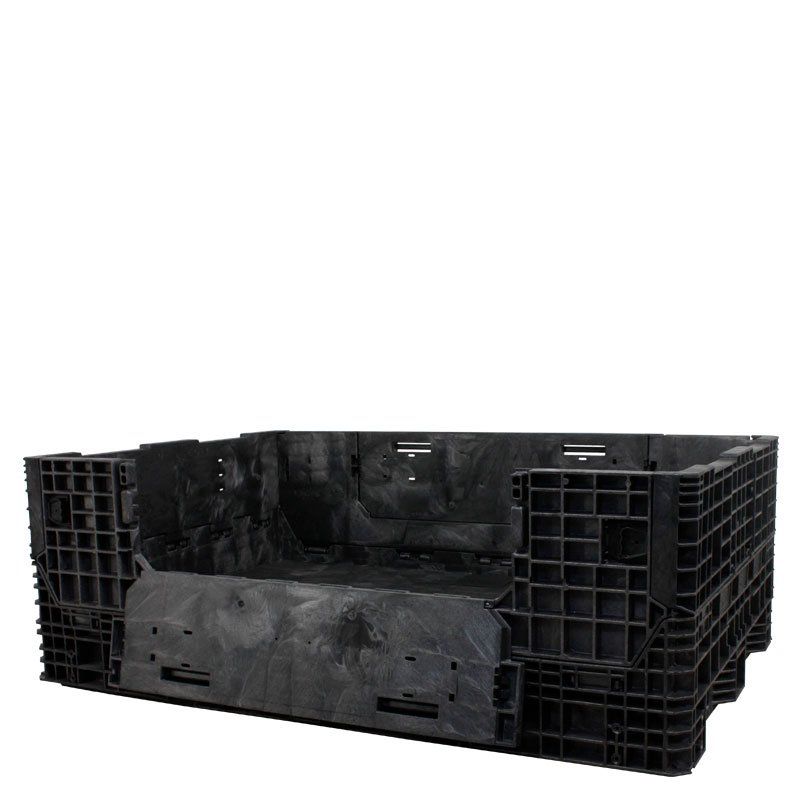 70 x 48 x 25 Collapsible Bulk Container with drop door down