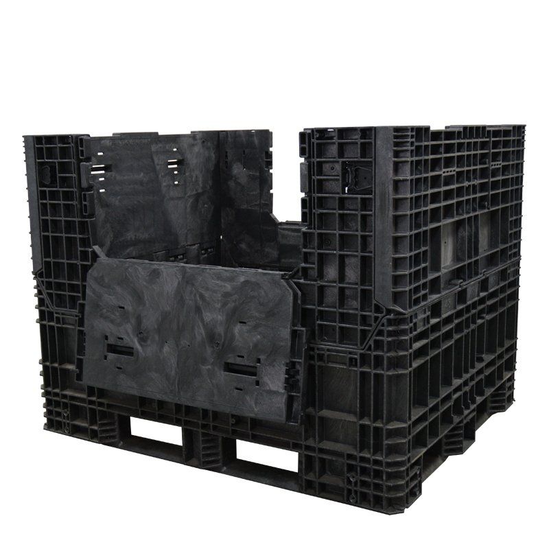 70 x 48 x 44 Collapsible Bulk Container with drop doors down