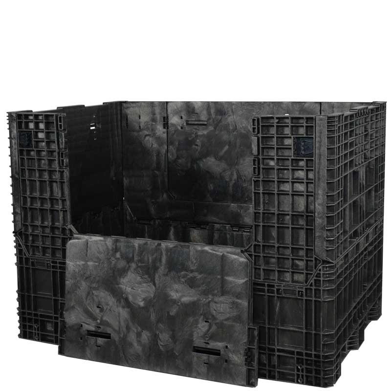 70 x 48 x 50 Collapsible Bulk Container with drop door down