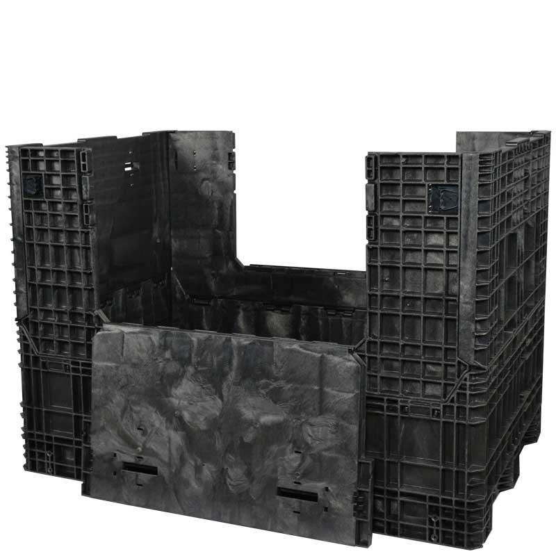 70 x 48 x 50 Collapsible Bulk Container with drop doors down