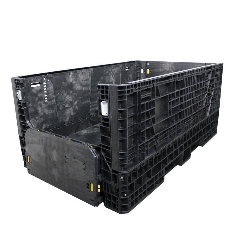 78 x 48 x 34 Collapsible Bulk Container with drop door down