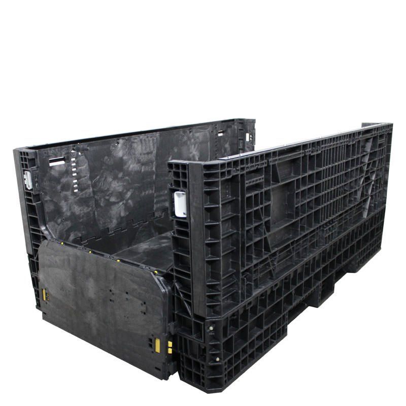 78 x 48 x 34 Collapsible Bulk Container with drop doors down