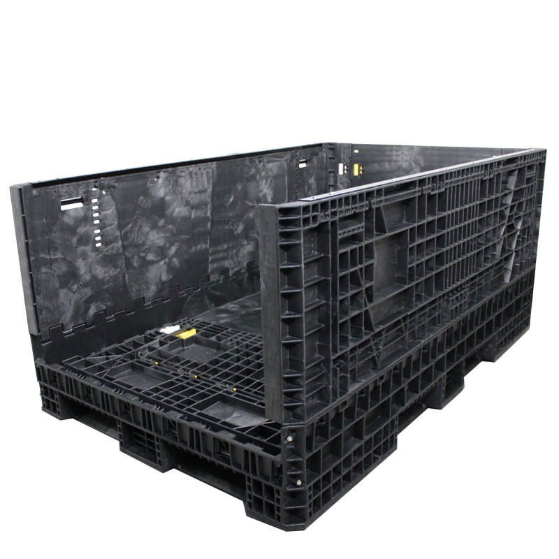 78 x 48 x 34 Collapsible Bulk Container with sidewall down