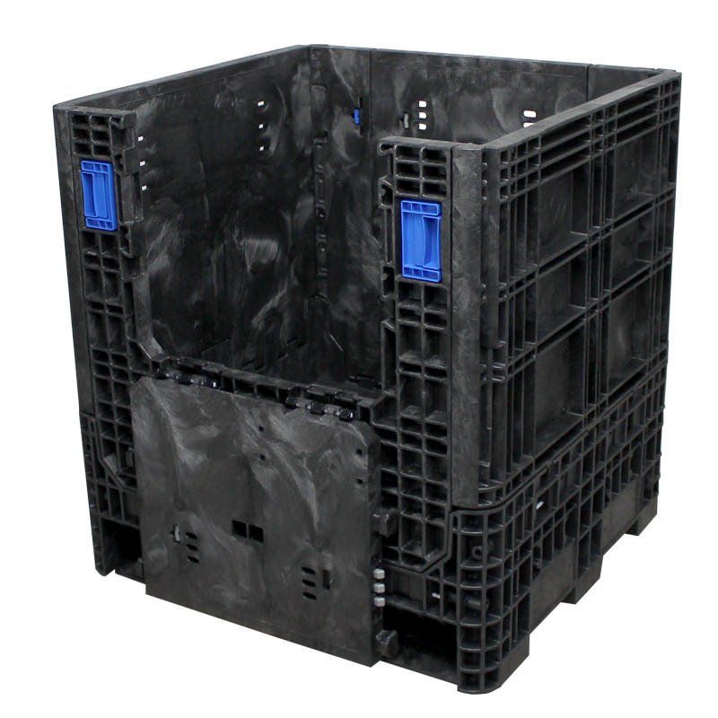30 x 32 34 Collapsible Bulk Container with 1 drop door down