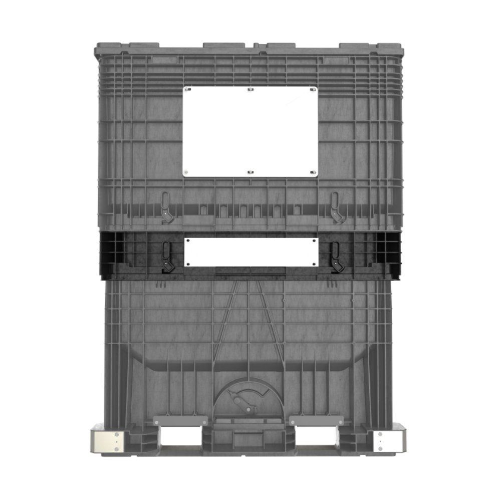 Contenedor ProBox CenterFlow de 57 x 45 x 74, segundo - vista lateral