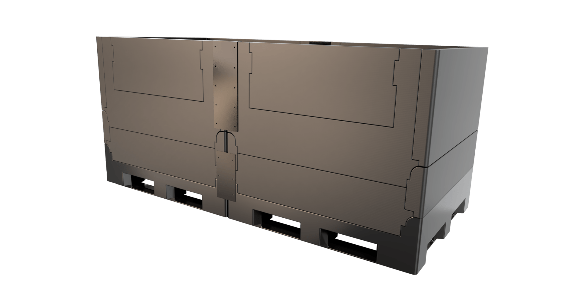 Custom door access for bulk containers