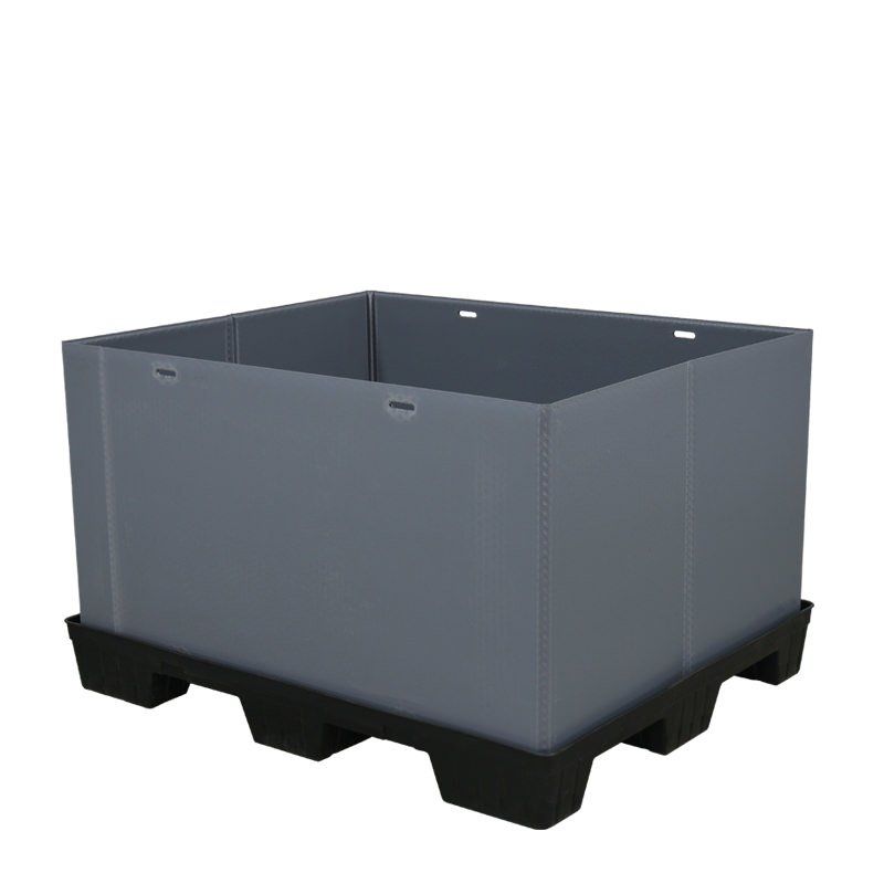 Contenedor de caja-palet de plástico de 40 x 48 x 30 Uni-Pak