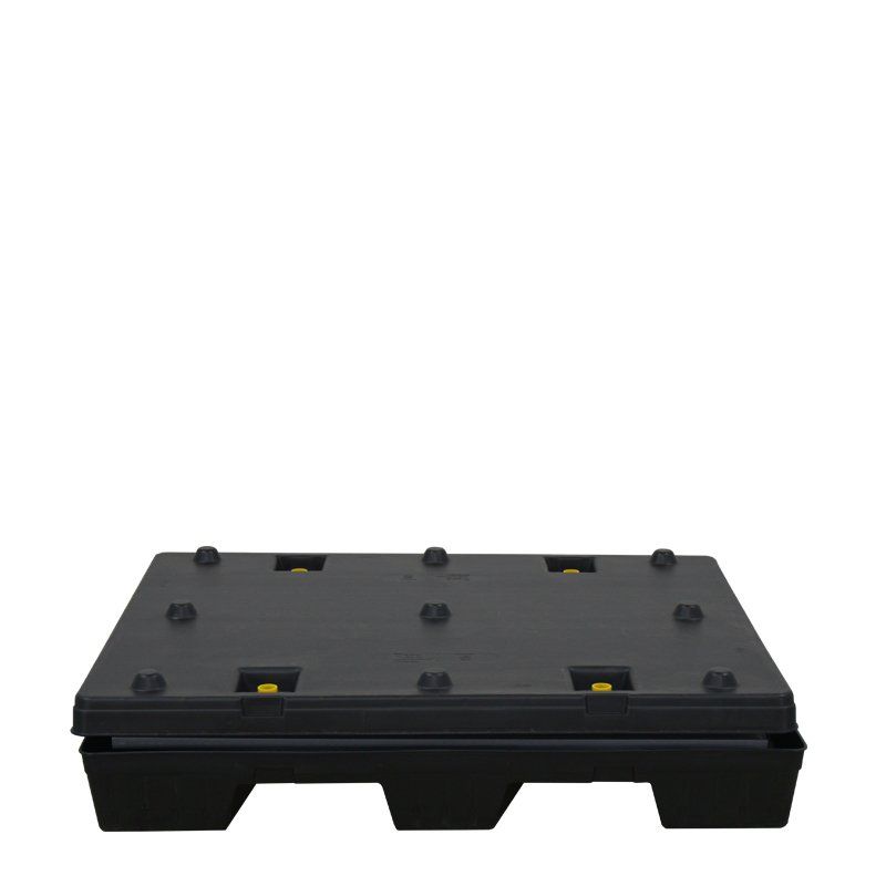 45 x 48 x 34 Plastic Pallet Pack Container with Access Door