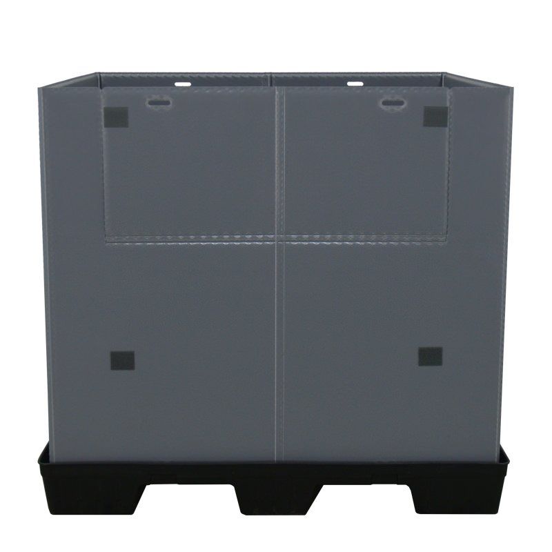 40 x 48 x 45 Plastic Pallet Pack Container with Access Door