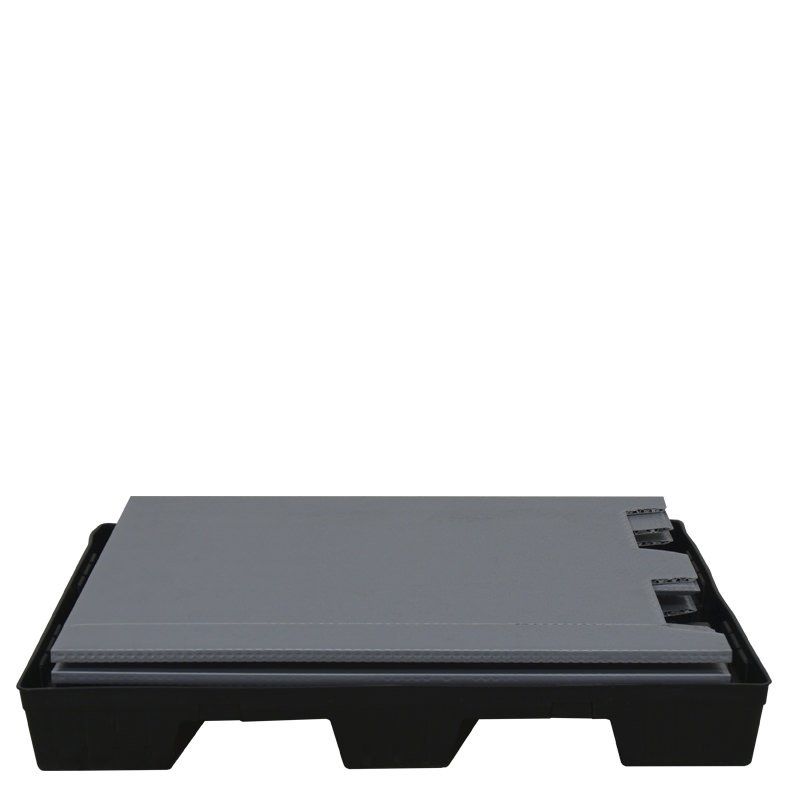 Contenedor de caja-palet de plástico de 40 x 48 x 45 Uni-Pak