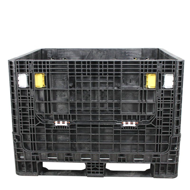 Ropak 40 x 48 x 34 Plastic Bulk Container side view