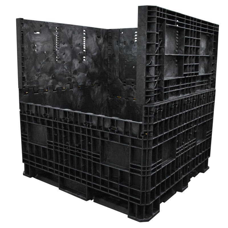 45 x 48 x 50 Collapsible Bulk Container withsidewall down