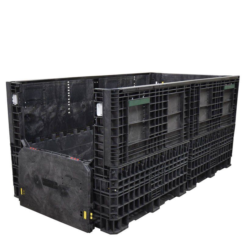 90 x 48 x 42 Collapsible Bulk Container with drop door down