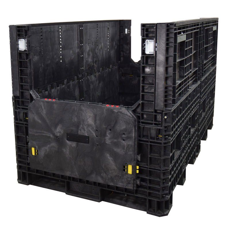 90 x 48 x 50 Collapsible Bulk Container with drop doors down
