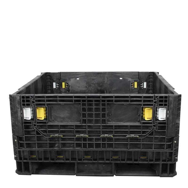 Ropak 45 x 48 x 25 Plastic Bulk Container - front view