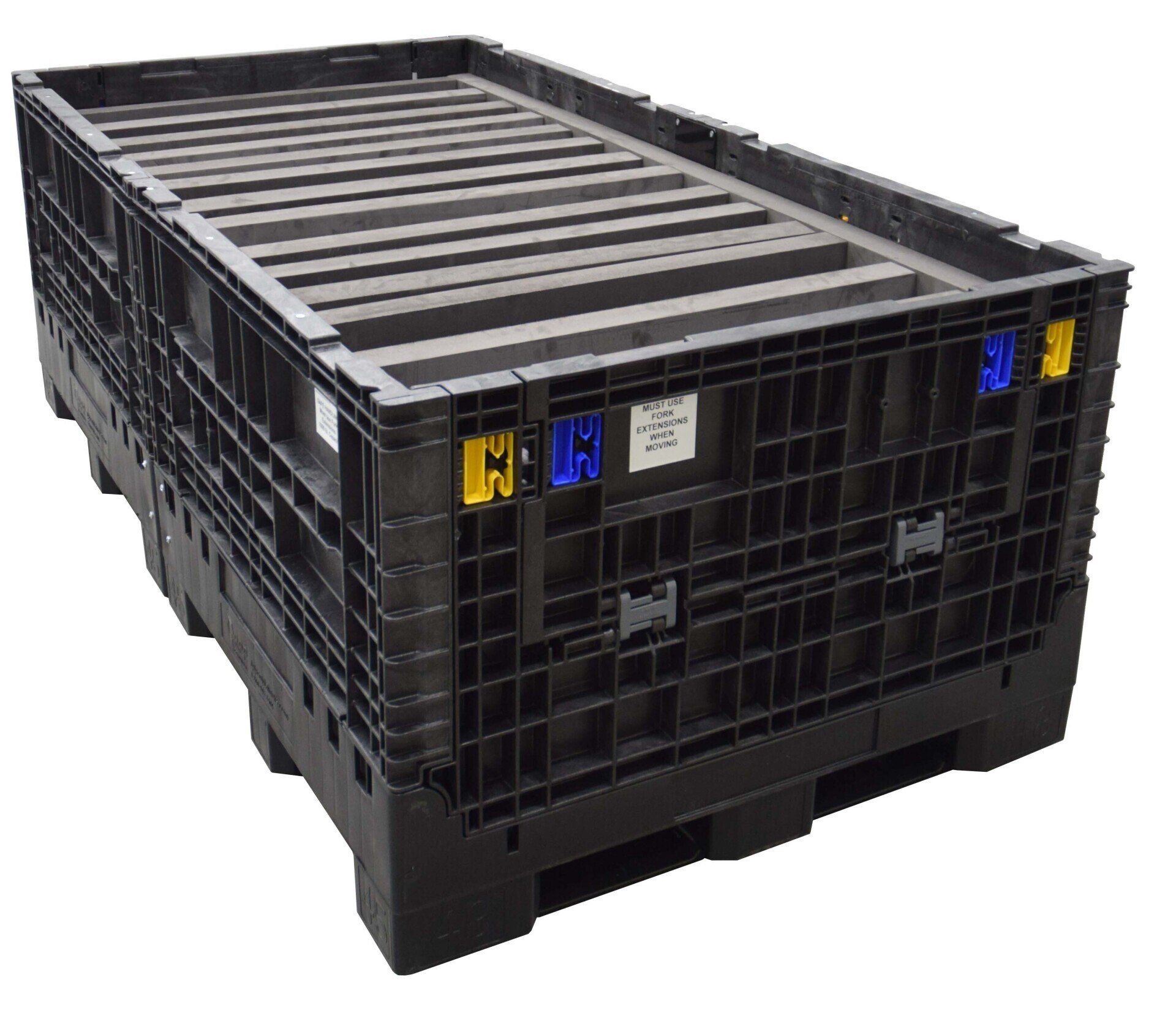 Extended-Length Bulk Container with Dunnage