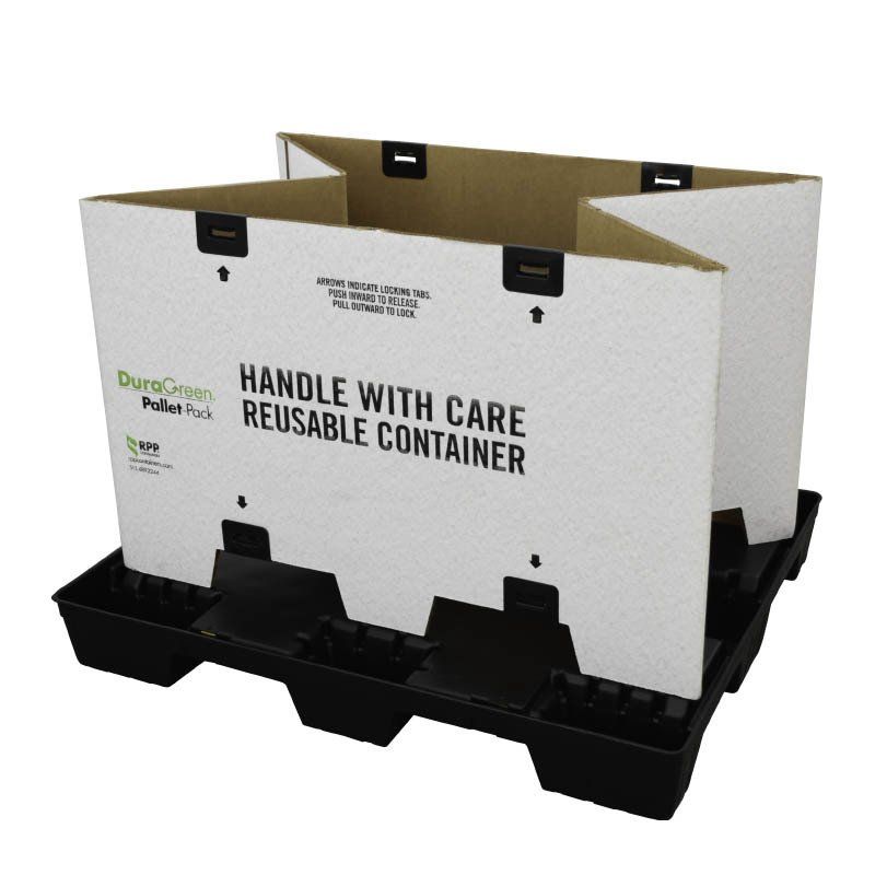 40 x 48 x 30 Pallet Pack Container - folding sleeve