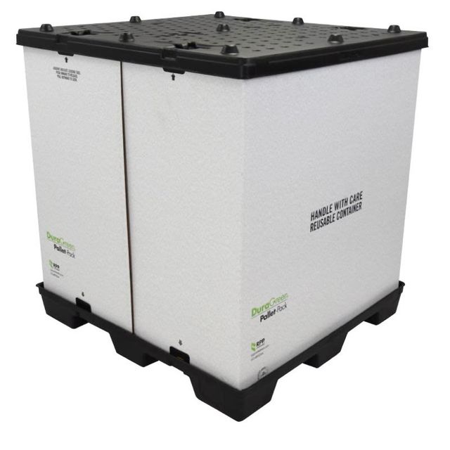 DuraGreen Heavy-Duty Collapsible Container, 45 x 48 x 50