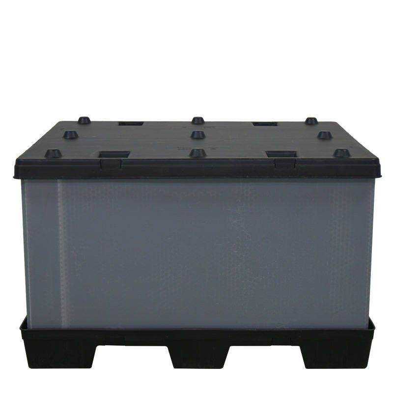 Contenedor tipo caja-palet plástico, 40 x 48 x 30