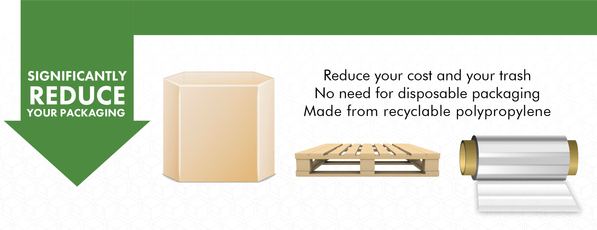 Plastic Gaylord's significantly reduce your packaging waste