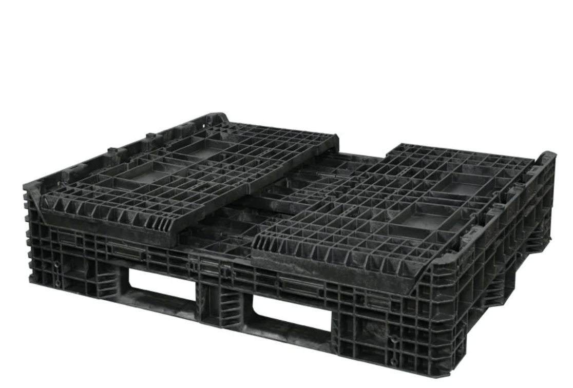 57 x 48 x 34 Collapsible Bulk Container collapsed