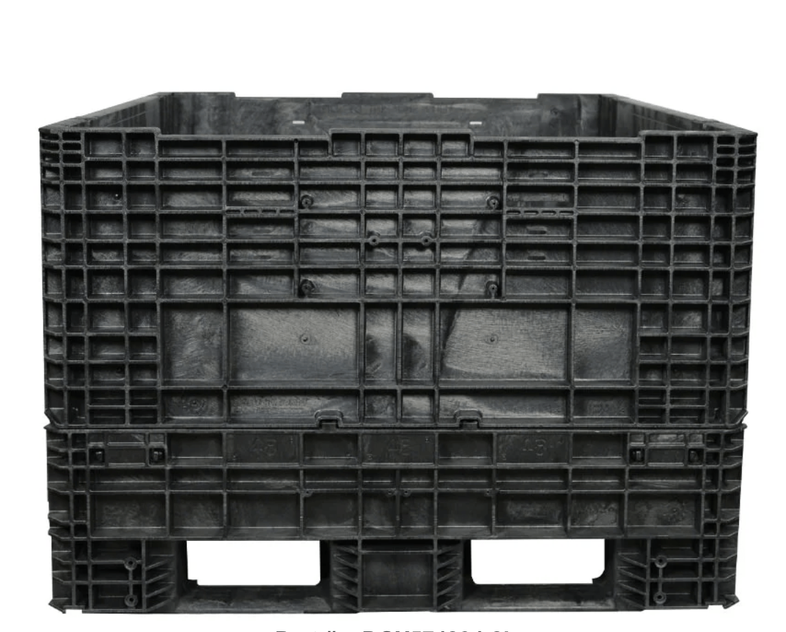 Contenedor bulk plegable de 57 x 48 x 34 - vista de lado 2