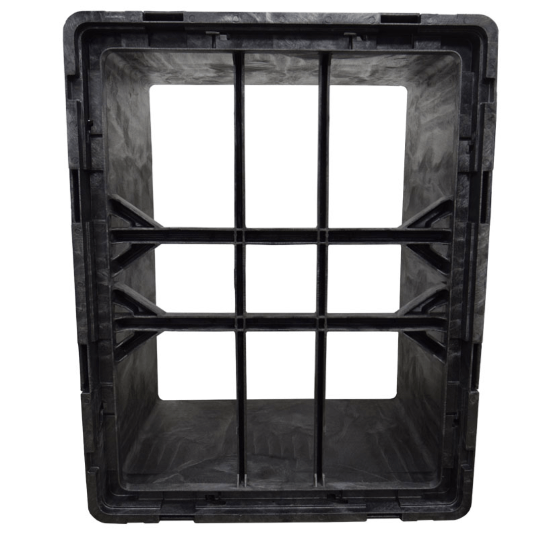 Buckhorn 57 x 45 x 74 Hopper Bottom Pro Box Bulk Seed Container With Lid