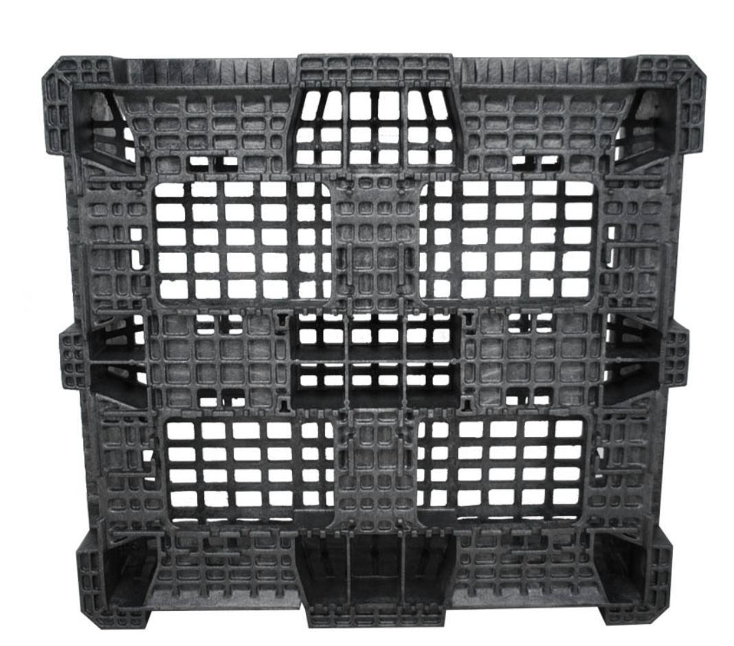 45 x 48 x 24 Fixed Wall Bulk Container - Open Grid Bottom