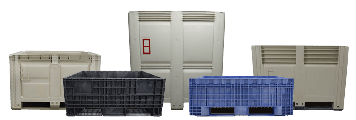 Solid wall and fixed wall bulk bins