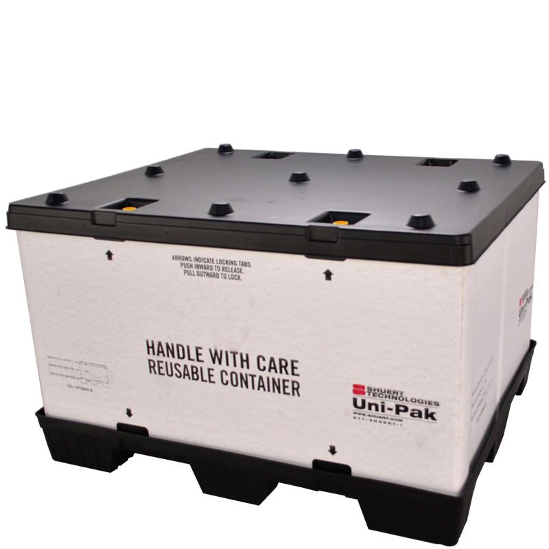 Sistema de contenedor de caja-palet Uni-Pak, 40 x 48 x 30