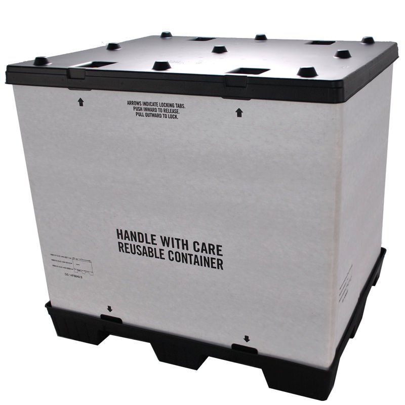 Sistema de contenedor de caja-palet Uni-Pak, 40 x 48 x 45