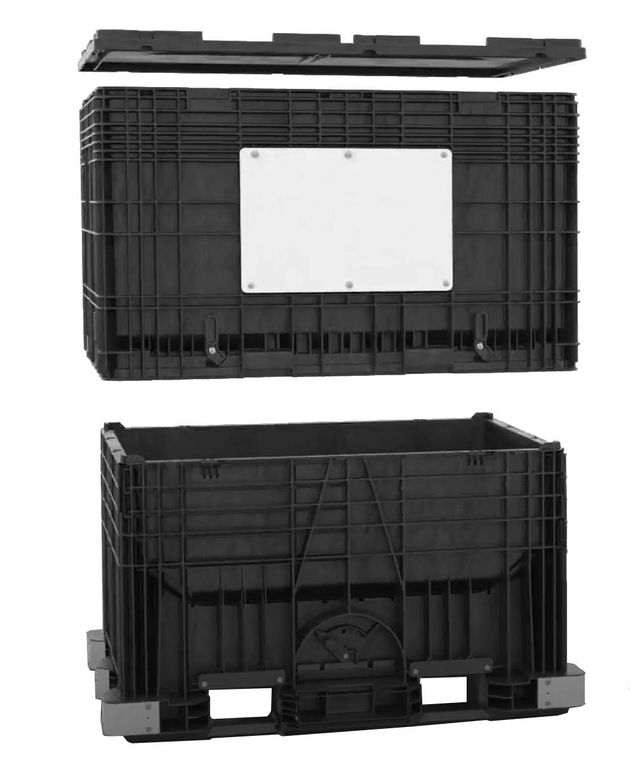 DuraGreen 45 x 48 x 19 Fixed Wall Bulk Container